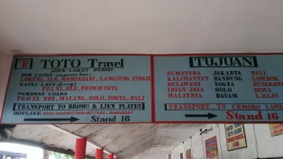 Sign for Toto Travel